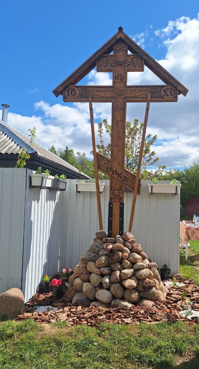 Деревянный поклонный крест. Дуб. 110