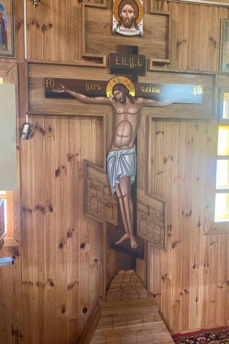 Крест голгофа 204.Дуб.Для храма.