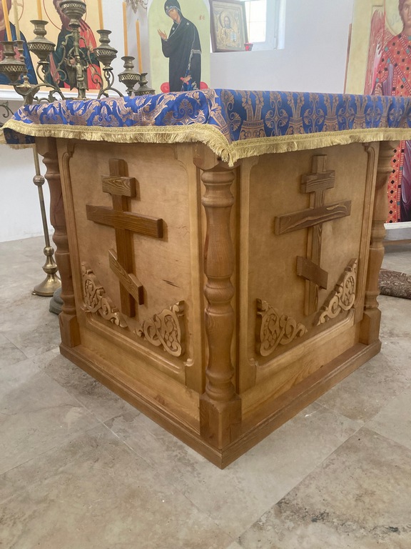 Облачение престола.